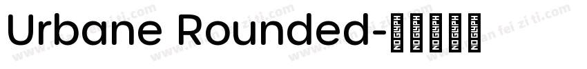 Urbane Rounded字体转换